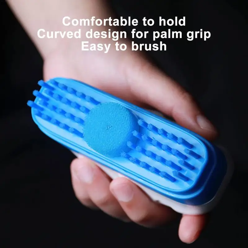 Brush For Shoes Laundry Brush Cleaning Brush Cleans Dirt And Grime From Shoes And Laundry Liquid Shoe Brush For Effective Stain 3