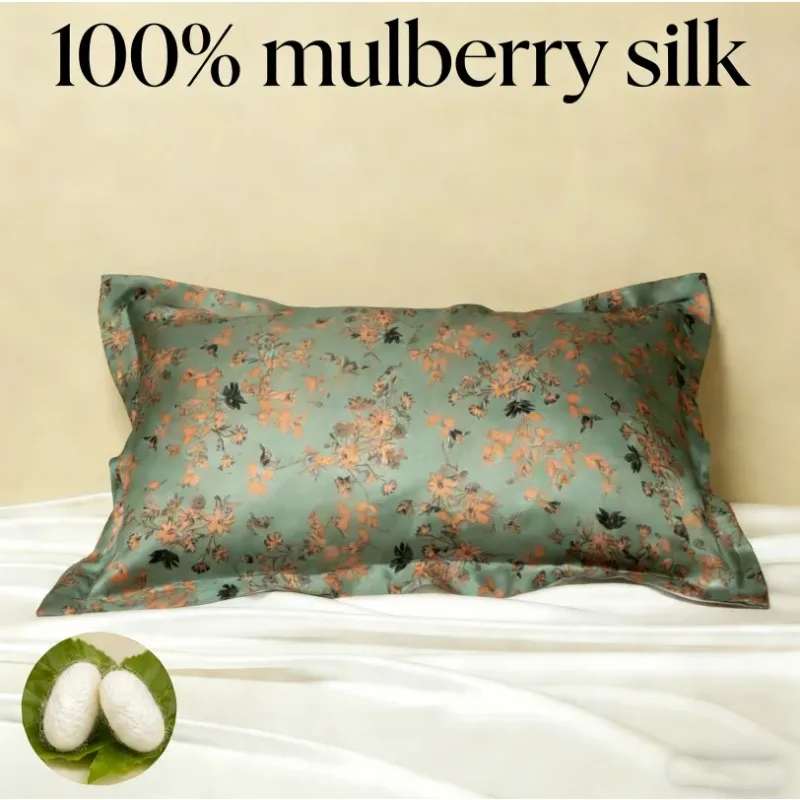 Luxurious 100% Natural Mulberry Silk Pillowcase - Premium 22MM for Hair & Skin Health with Eco-Friendly Oeko-Tex Certification