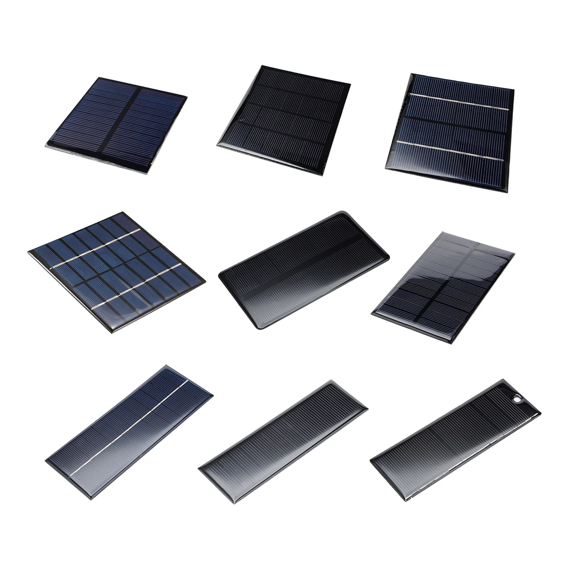 Painel Solar Drop Glue Board Faça Você Mesmo Solar Silicon Panels Board Policristalino Jardim Luz Poder Acessório Pcs 4.5v 5v 5.5v 6v 7v