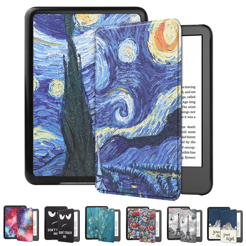 Custodia Ebook Per All-New Kindle 2022 11A Generazione Custodia In Pelle Verniciata Smart Cover Da 6 Pollici Per Kindle 11A Generazione 2022 Funda