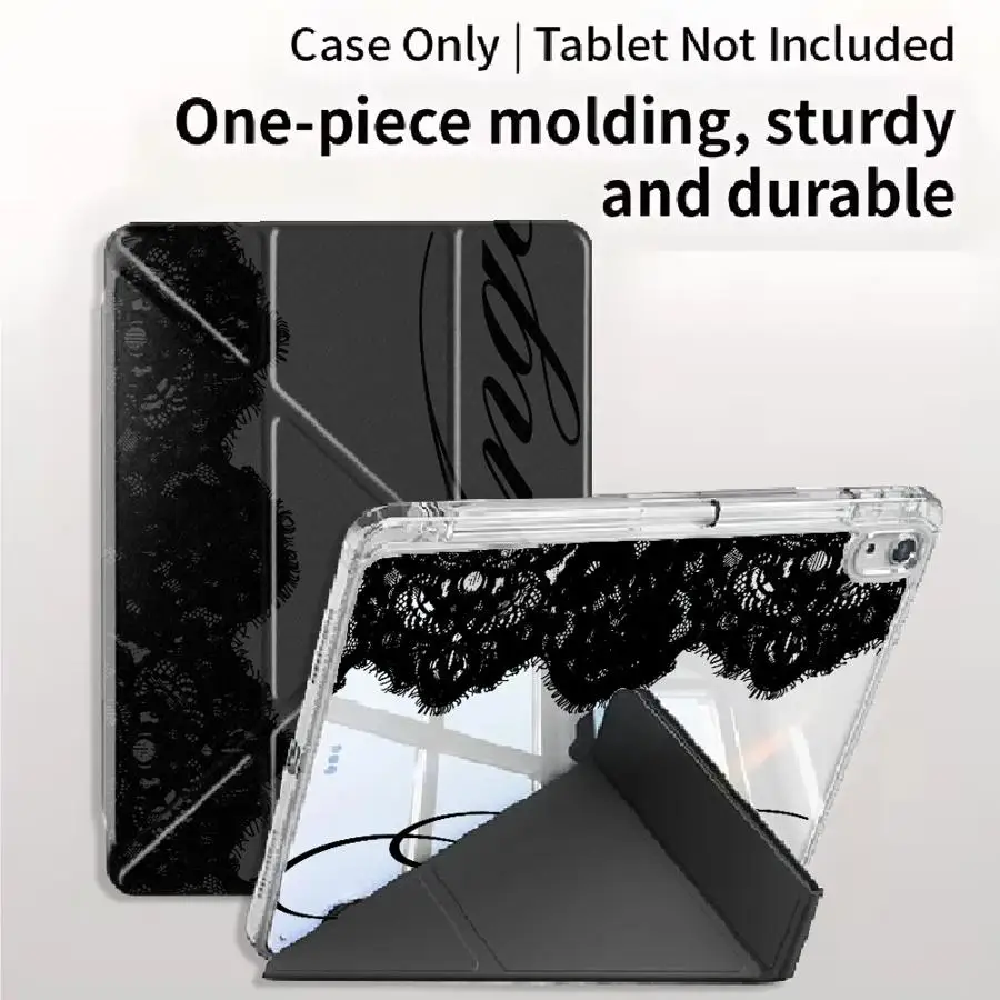 Mandala Y-Fold Tablet Case with Stand and Holder