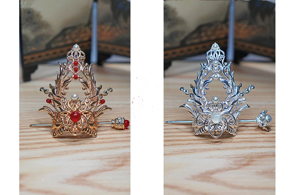 1/3 Scale BJD Ancient Costume Hair Crown Samurai Wig Accessories Headwear For SD17 Big Girl SSDF ID72 Uncle Doll A1304