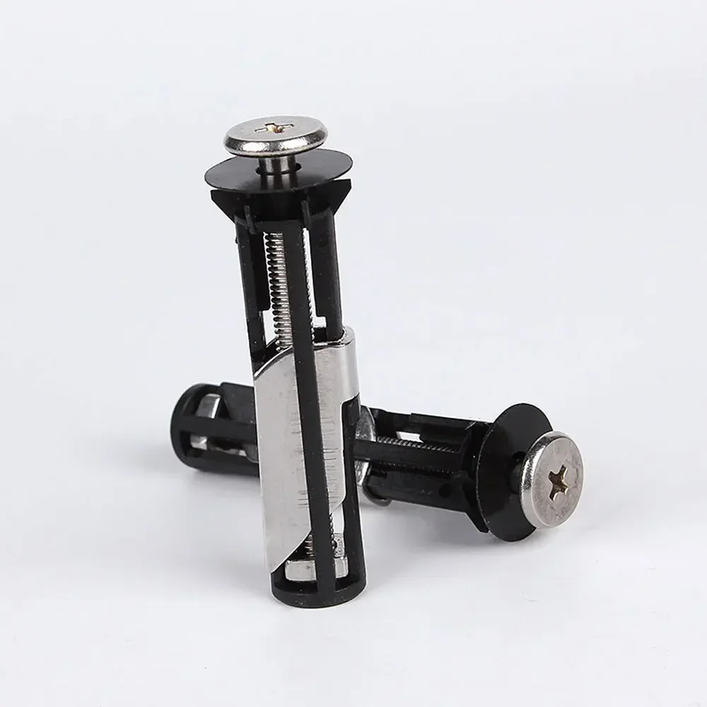 Universal Stainless Steel Water Tank Toilet Seat Hinges Bolts Screws Replacement Bathroom Fixture Toilet Lid Fixing Parts