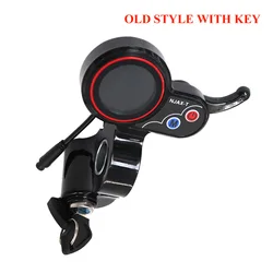 Electric Scooter Instrument Display with LCD Meter and Finger Throttle (Old style with key)