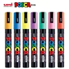 Uni posca Acrylic Marker, PC-5M 29 Colors rotulador permanente, POP Poster/graffiti/Paint ручки Metal Glass Rock Ceramics Marker 6