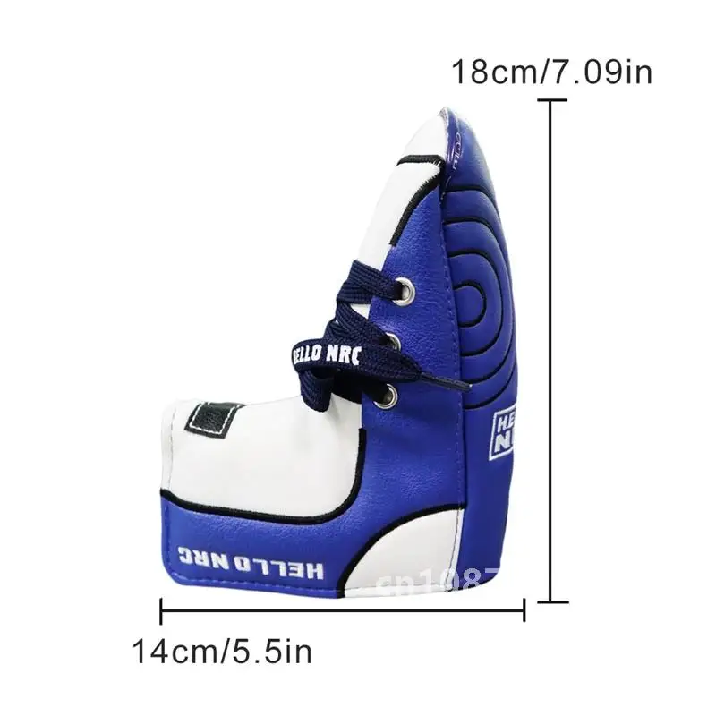 Description Picture 4 of item1PCS Golf Club Headcover for Mallet & Blade Putters Soft Stretch Fitted Putter Cover with Quick Release Buckle