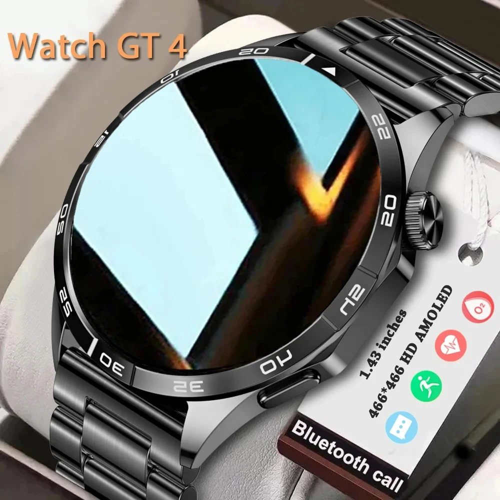 

2023 New NFC Smart Watches Men's For Huawei GT4 Smart Watch Bluetooth Call IP68 Waterproof Watch Health Monitoring Watch 4