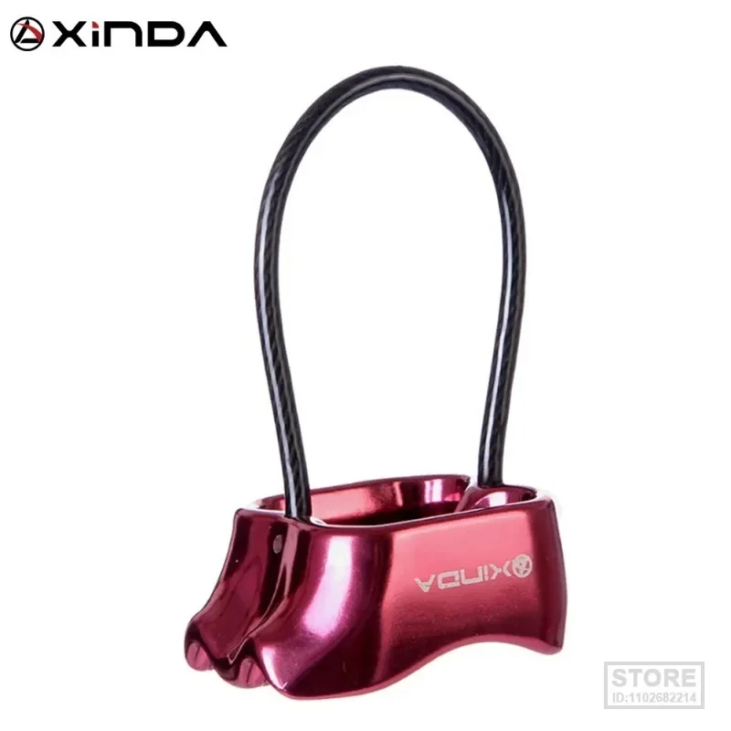 Xinda Professional Rappel Atc Belay Device Alluminio 25Kn Discensore Outdoor Camping & Escursionismo Attrezzatura Per Arrampicata Su Roccia