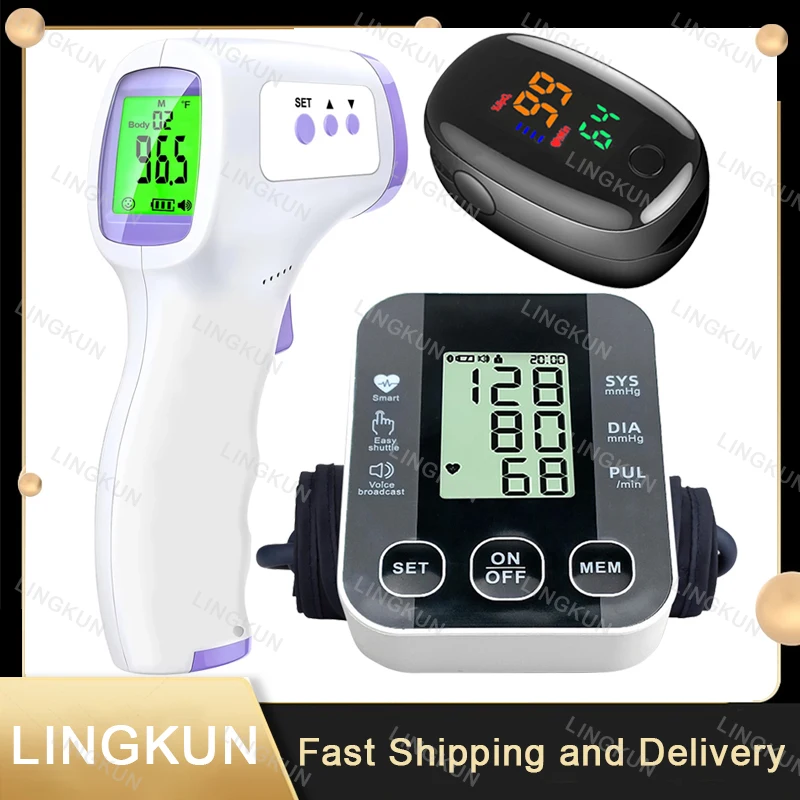 Digital Arm Blood Pressure Meter Cuff Medical Automatic Pressure Tonometer Tensiometer Heart Rate Pulse Meter BP Monitor Healthy
