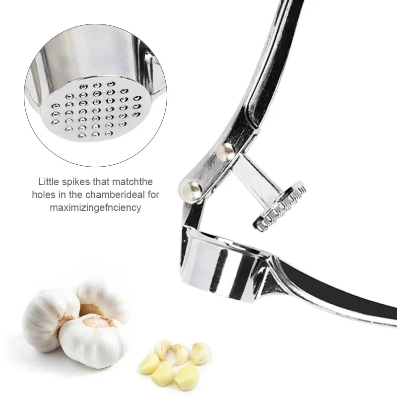 Imitating Stainless Steel Garlic Press Crusher Kitchen Cooking Vegetables Ginger Squeezer Masher Handheld Ginger Mincer Tools garlic press