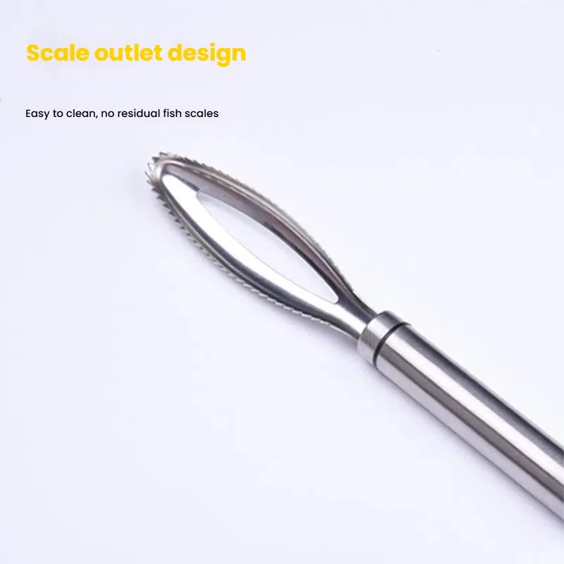 Kitchen accessories Stainles Fish Scales Scraping Graters Fast Remove Fish Cleaning Peeler Scraper bone tweezers tool gadge