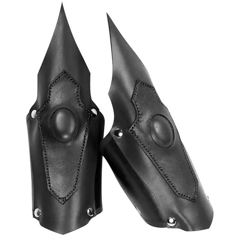 

Средневековый Темный костюм для косплея, реквизит, крепление-манжета в виде рыцаря Викинга, самурая, Готическая кожаная броня, аксессуар для Larp