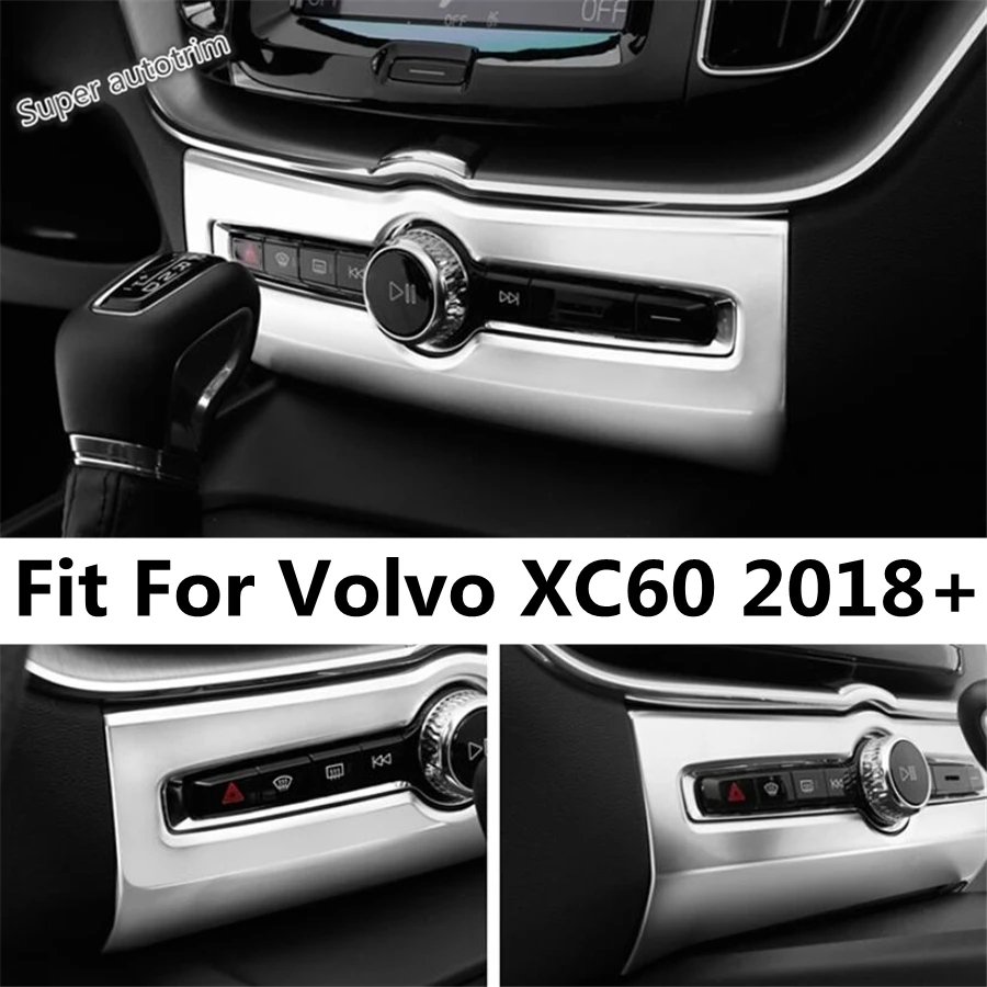 

Central Control Air Conditioning AC Panel Knob Switch Frame Decoration Cover Trim Accessories Interior For Volvo XC60 2018 -2021