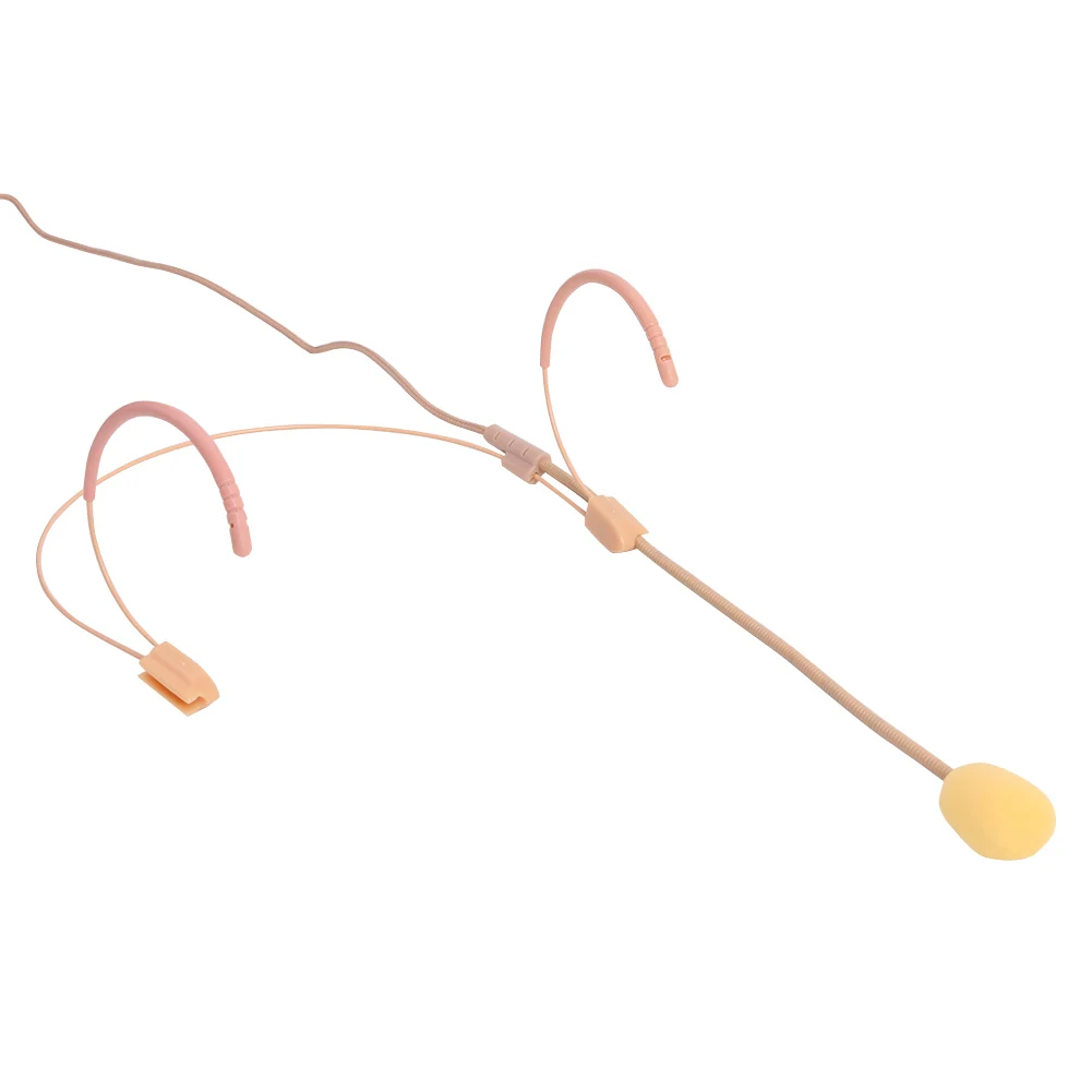 무선 바디팩 송신기용 콘덴서 마이크, 단방향 헤드셋 마이크, 음성 증폭기 스피커용, 3.5mm 플러그