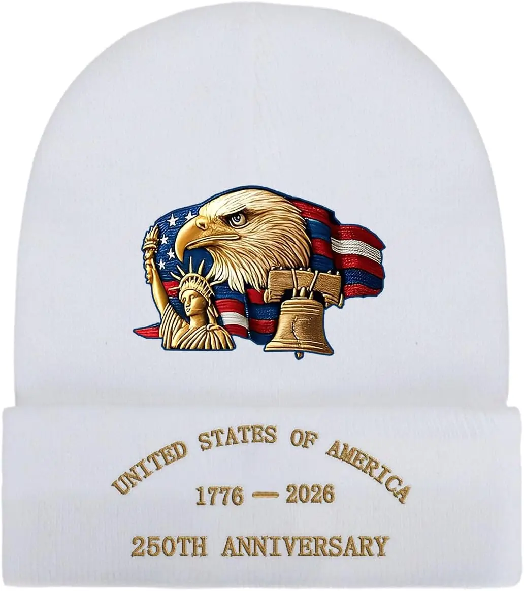 Warm Knitted Cap Liberty United States 250 Anniversary 5