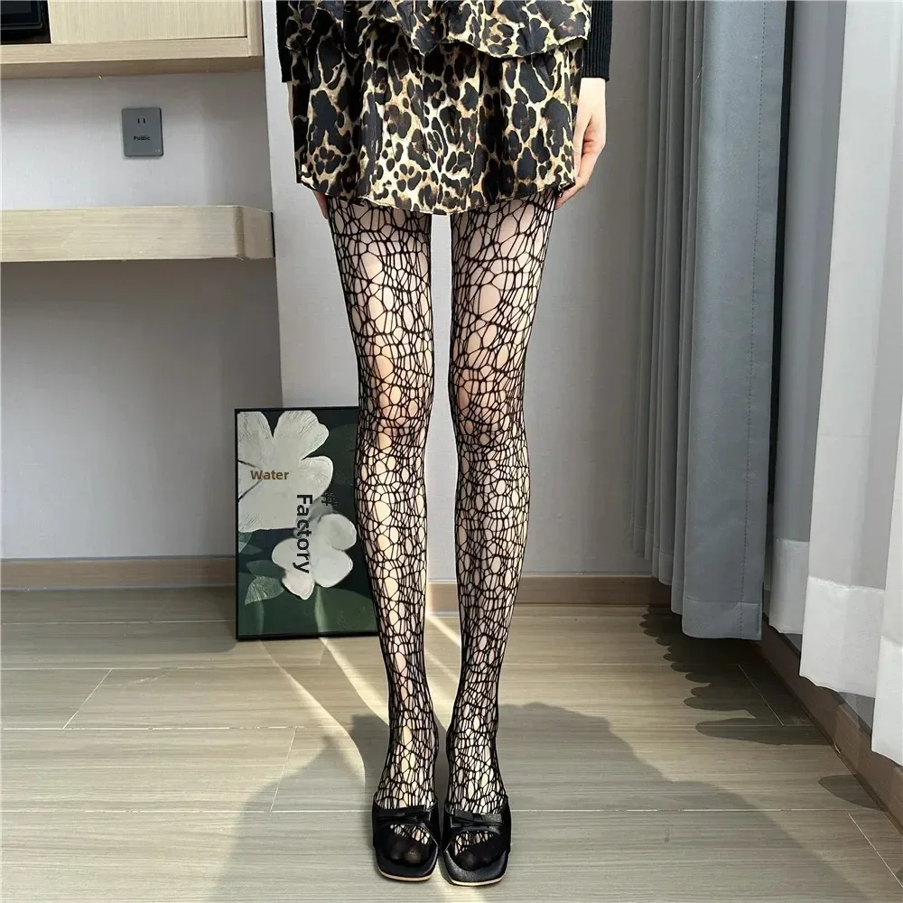 Sexy Mesh Socks Mermaid Spider Hollow Long Legs Socks Sex Leg Stocking for Women Teenage Girls Tights Girl Fishnets