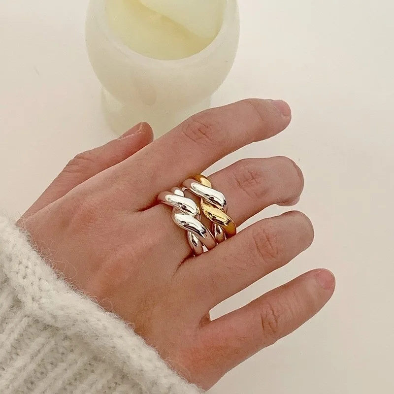 

Женское Открытое кольцо на палец, из серебра 925 пробы