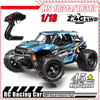2024 NEW HS18313 18314 18321 Remote Control Car 2.4GHz RC Car All-Terrain 45Km/h 1:18 Off-Road Truck Toy Present for Children 1