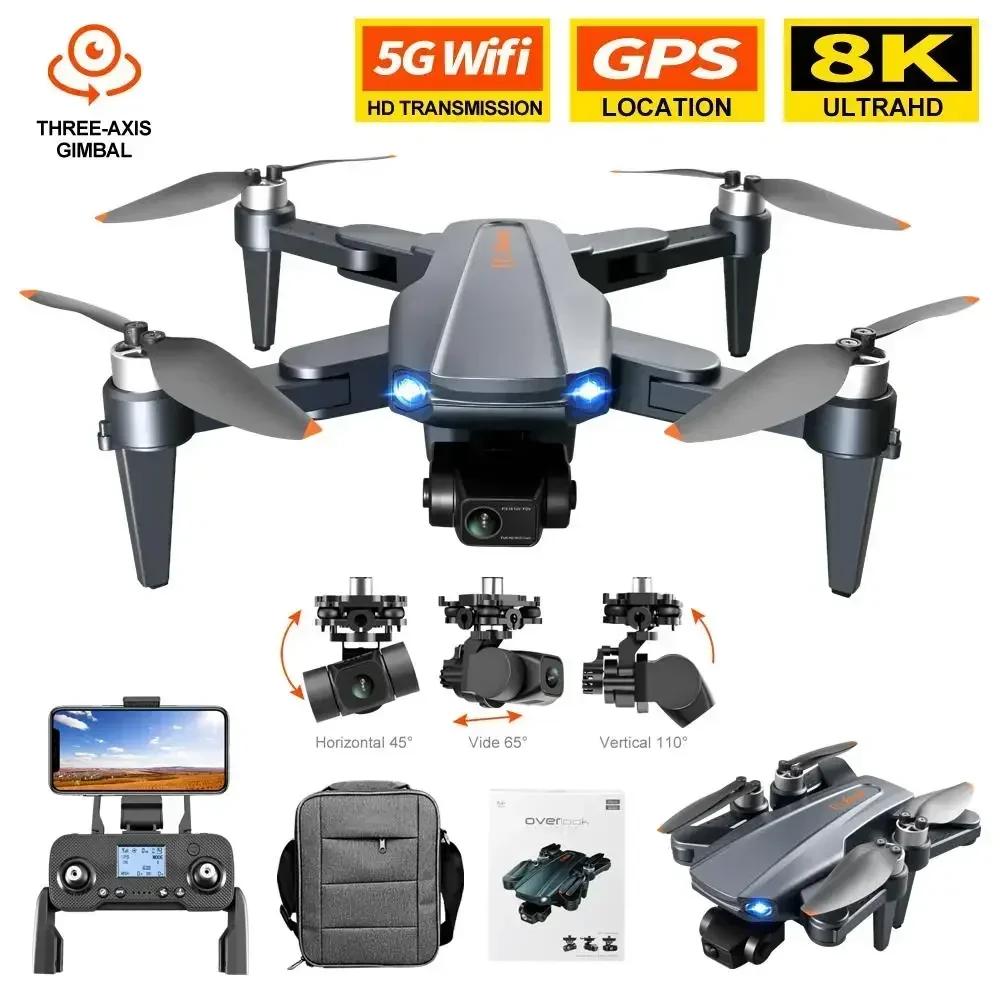 Nuovo RG106 fpv drone GPS Drone 8k Professionale Doppia Fotocamera Pieghevole Fotografia Aerea Aereo A Quattro Assi Giocattolo Regalo drone
