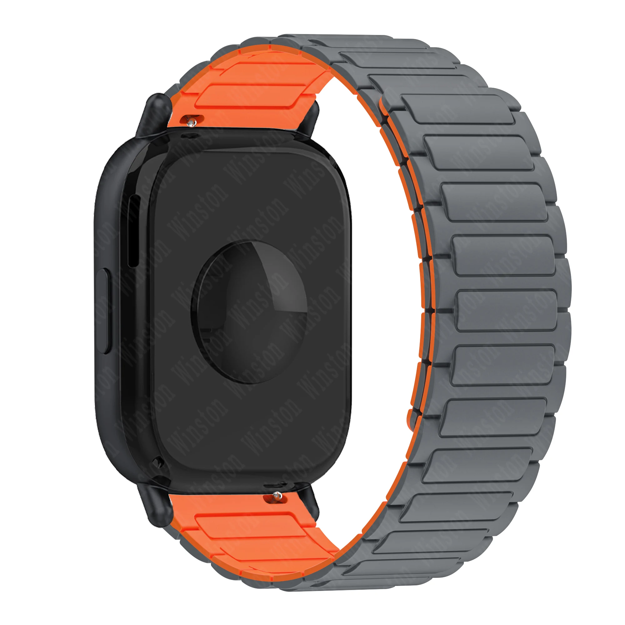 Magnetic Silicone Band - Soft Strap Wristband in 22mm Bracelet Size