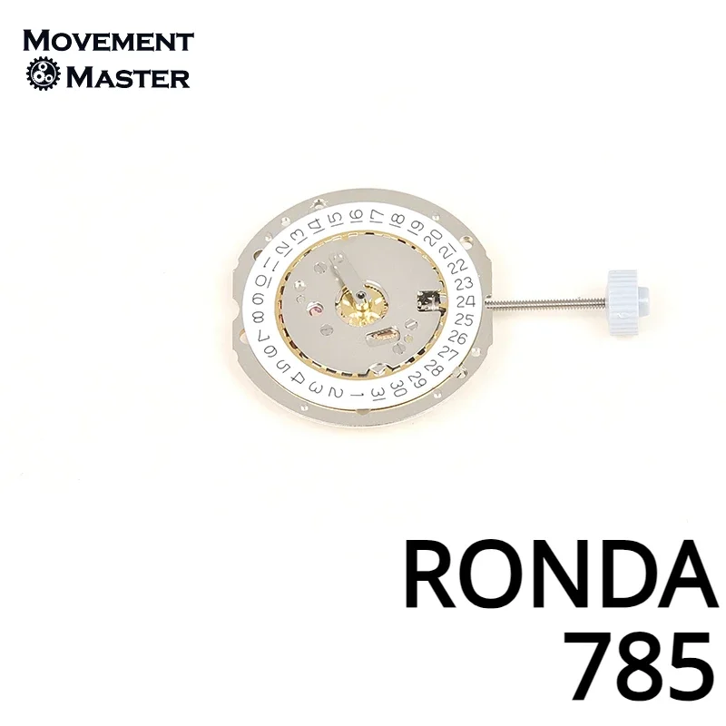 Фото Часы Swiss RONDA 785 с календарем на 3/6 (с батареей SR721), новые оригинальные кварцевые часы №1