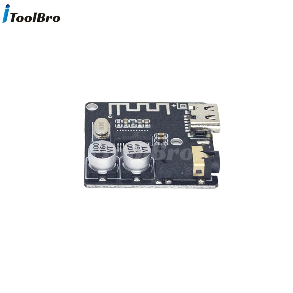 Type-C Bluetooth Audio Receiver Board VHM-314 Bluetooth 5.0 MP3 Lossless Decoder Board Wireless Stereo Music Module 3.7-5V