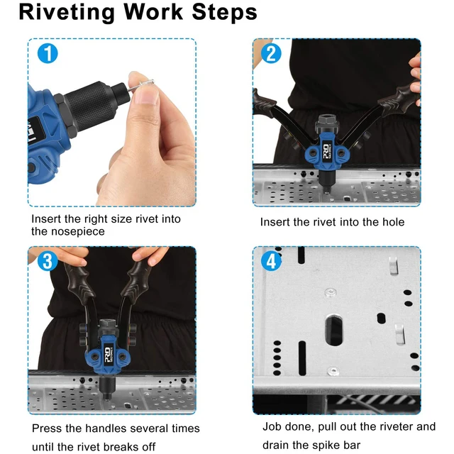 10 in. Professional Rivet Nut Setter Kit