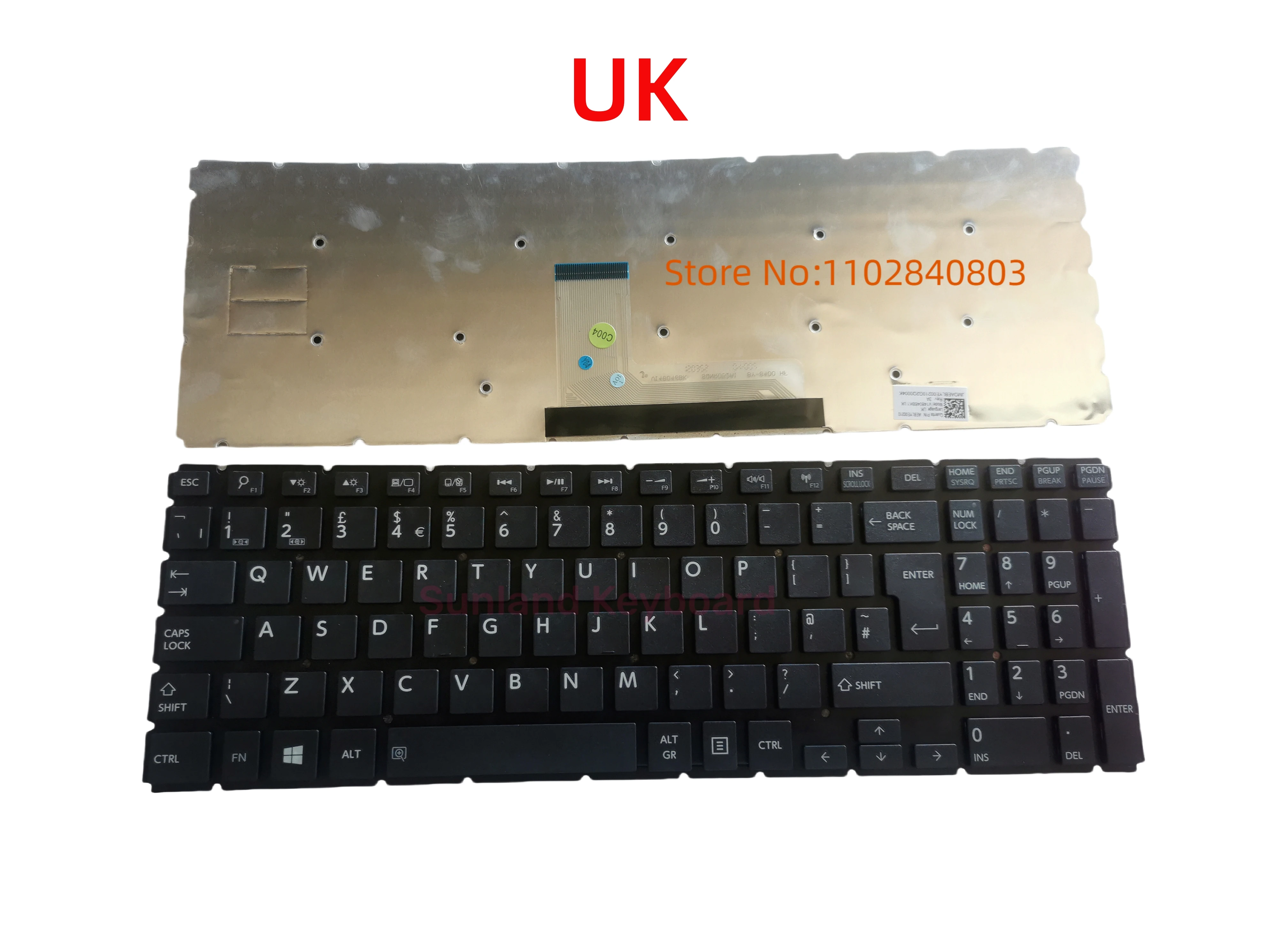 NEW Original US UK TR PO PT BE GR AR SP LA For Toshiba Satellite L50-B L50-B-17 L50D-B L50T-B P55W-B P55W-C S50-B L55C Keyboard