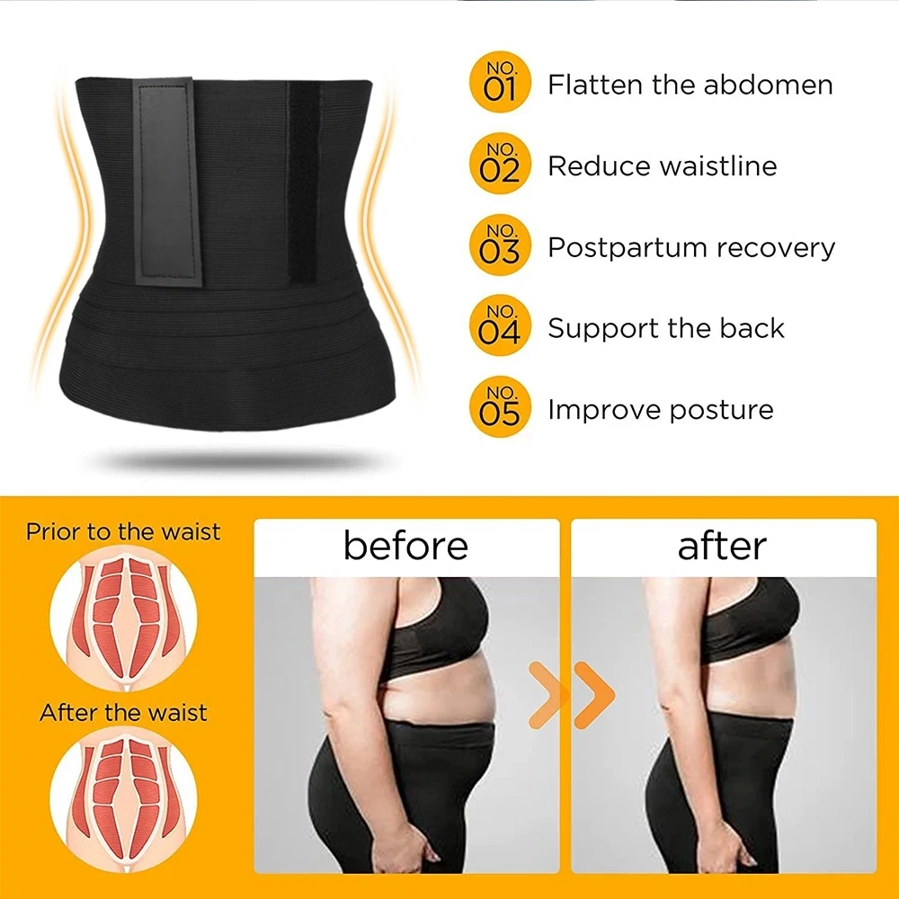 Waist Trainer Abdomen Reducer for Men Women