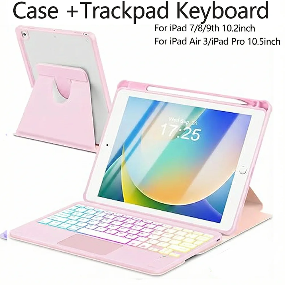 Wireless Detachable Keyboard and Trackpad with Mouse