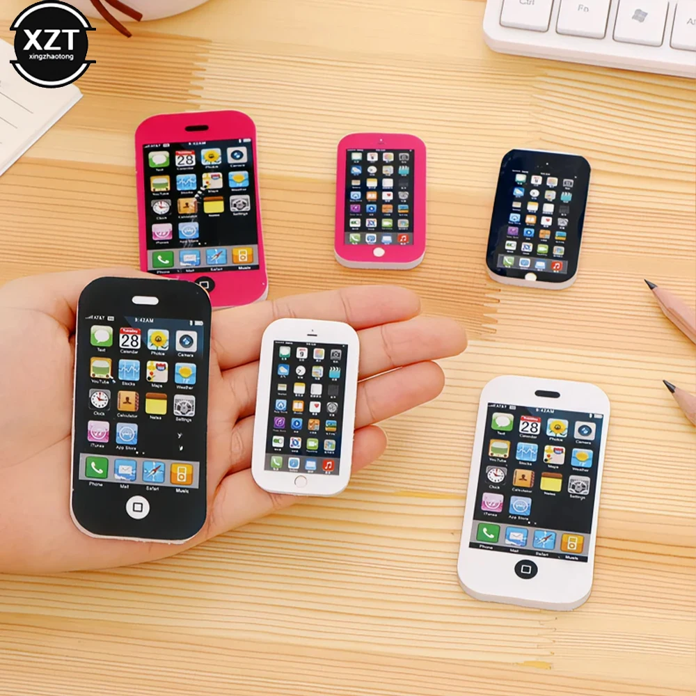 Mobile Phone Modeling Eraser Student Stationery Gift Children