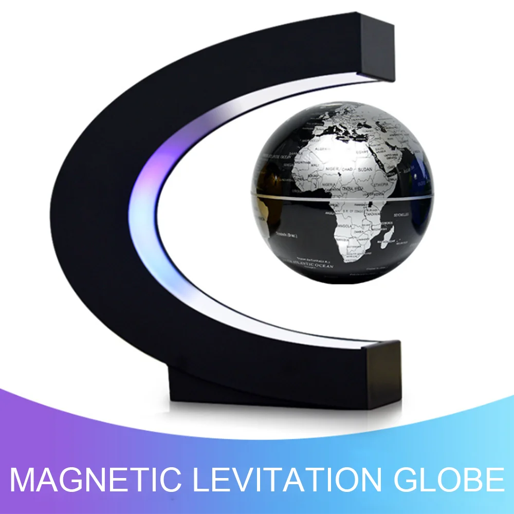 Tanie Lewitacja magnetyczna druk 3D Globe kreatywne ozdoby na prezenty 3 Cal w sklep