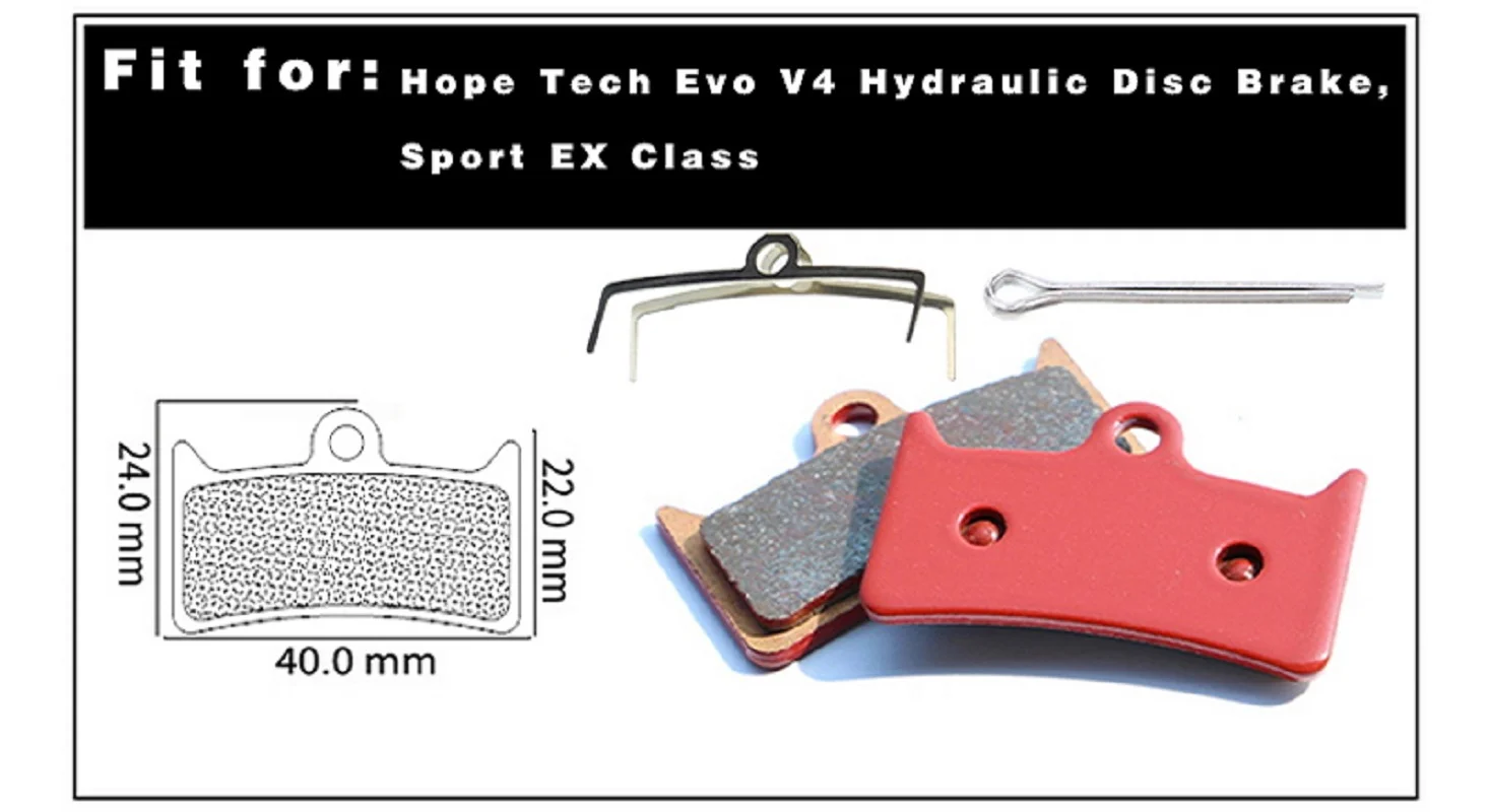 Bicycle Brake Pads MTB Bike Hydraulic Disc Brake Pads Cycling Copper Base Bicycle Accessories 10 Pairs/20 pcs