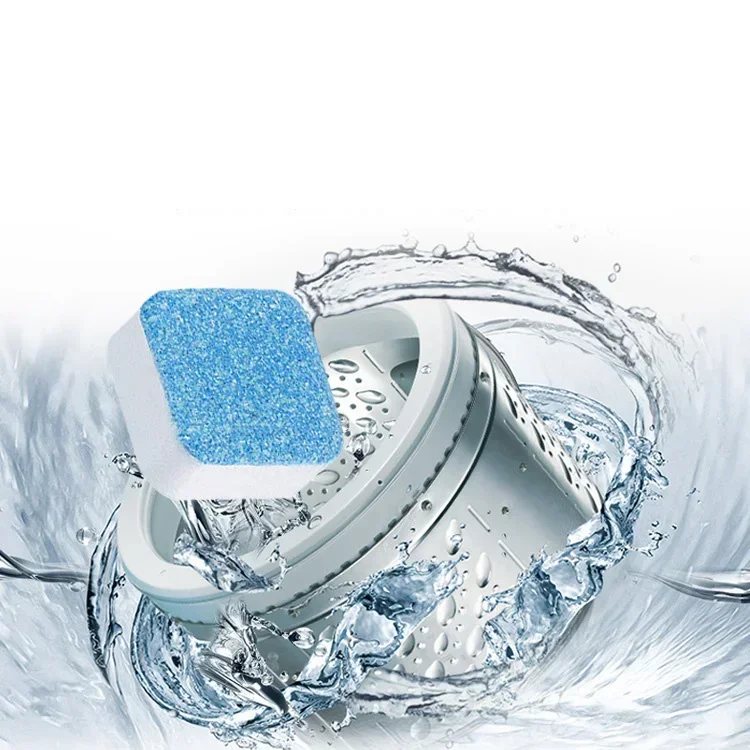 Waschmaschinen trommel bakterizider Flecken entferner fester Reiniger 12 Tabletten kreative Waschmaschine Reinigungs schaum tabletten