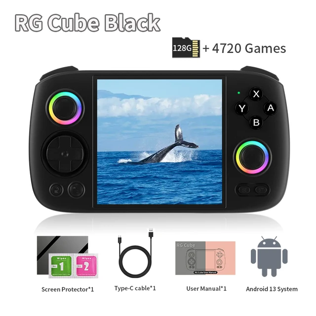 ANBERNIC RG Cube Handheld Game Console 3.95'' IPS Multi-touch