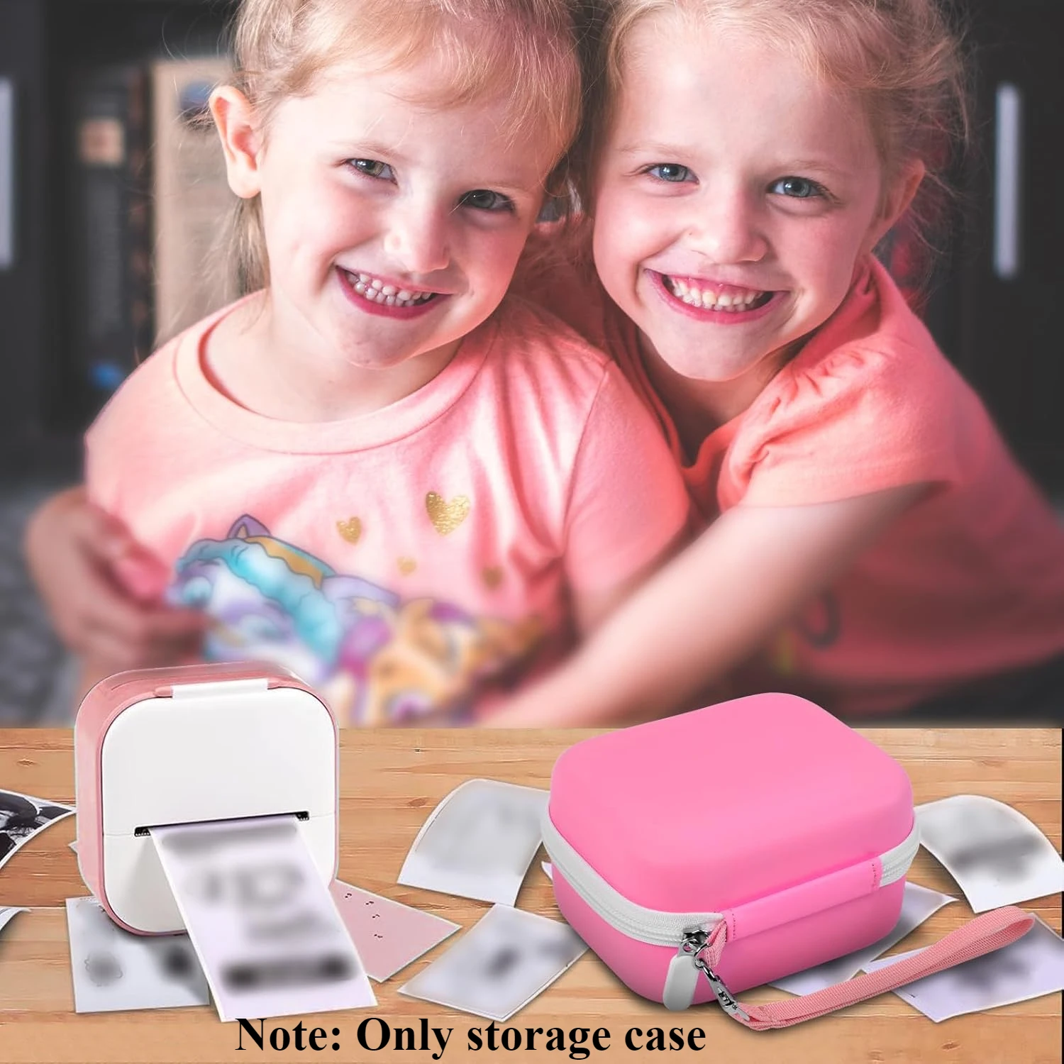 حافظة طابعة ملصقات محمولة