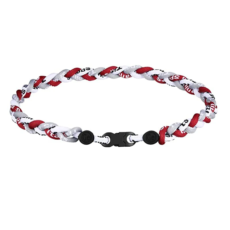 custom multi colors braided necklace sports| Alibaba.com