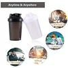 Hot 1-7PCS 400ML Blender Shaker Bottle with Scale Protein Shakes Leakproof for Powder Workout Gym Sport Mixing Cup Water Bottle 5