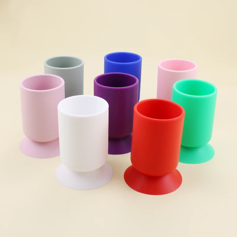 

Student pencil contanier cosilicone pencil holder stand pen holder with suction cup