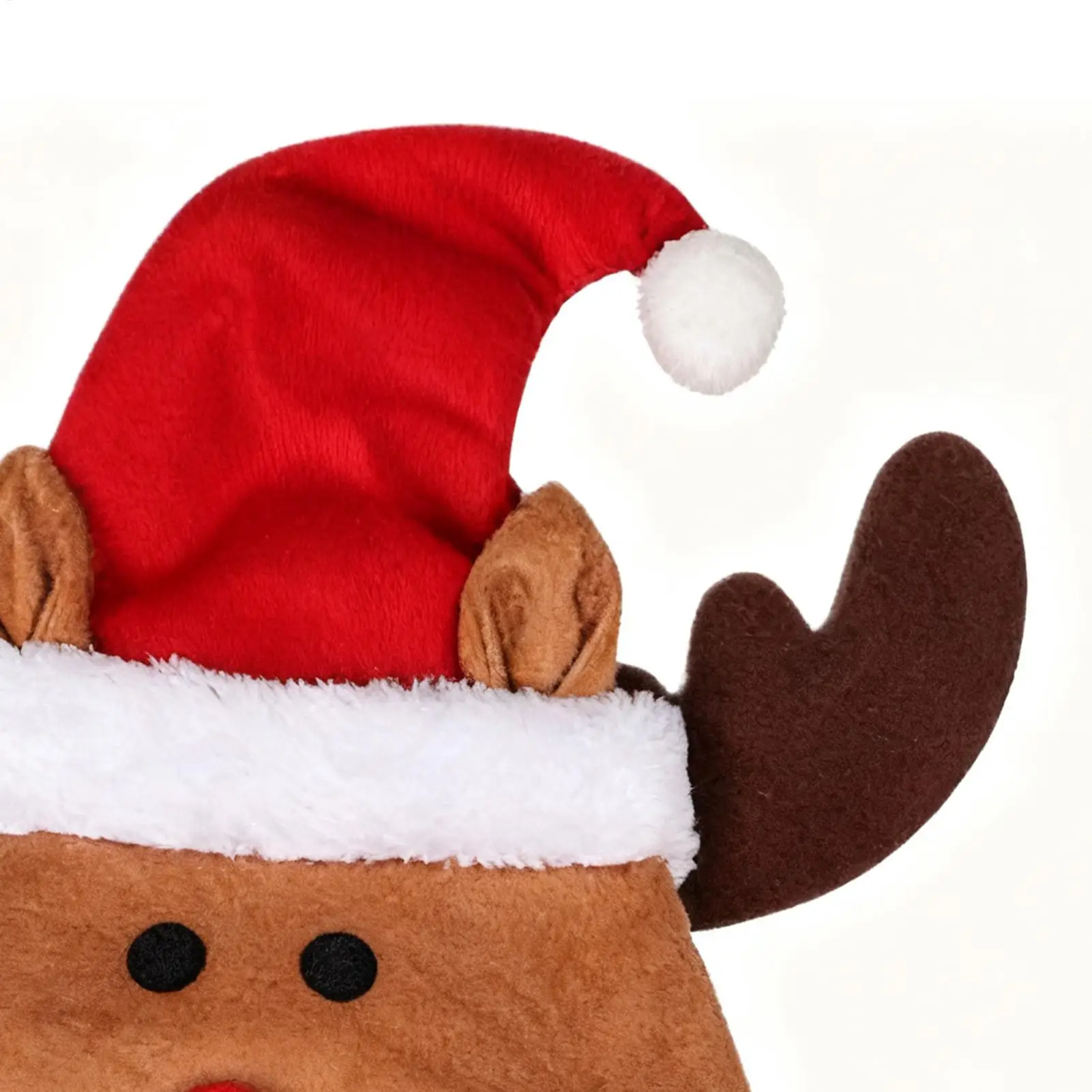 Christmas Tree Topper Decorations Cute Festive Winter Treetop Ornament Reindeer Tree Top Hugger For Party Malls Supermarkets