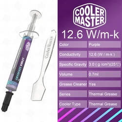 Cooler master thermal paste12.6W/mk Computer Heat Dissipation Thermal Grease Purple Paste for PC Laptop GPU/CPU Heat Dissipation