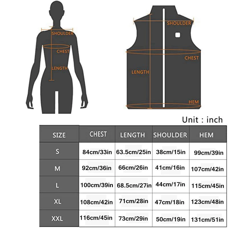 Women Heating Vest Autumn and Winter Cotton Vest USB Infrared Electric Heating suit Women Flexible Thermal Winter Warm Jacket 6