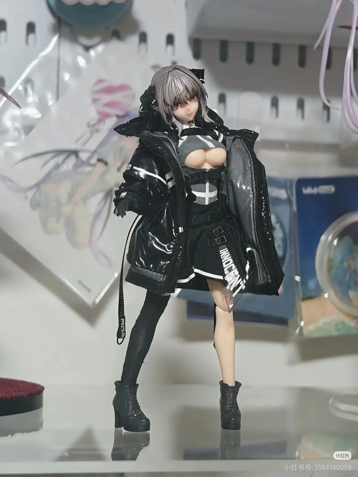 Original HASUKI Pocket Art Succubus Nun Fuede PA009 1/12 Scale