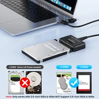 USB To M.2 NVMe SATA SSD Reader/Card Reader M.2 to USB C 3.1 Read/Write Adapter For M2 SSD M Key and B+M Key Hard Drives - Image 4