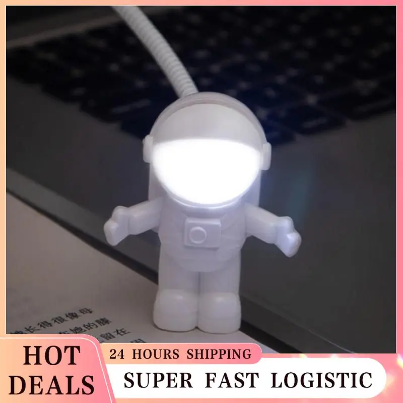 

1PC USB Astronaut LED Night Light Creative Book Light USB Powered Astronaut Desk Lamp Laptop Power Bank Ligh