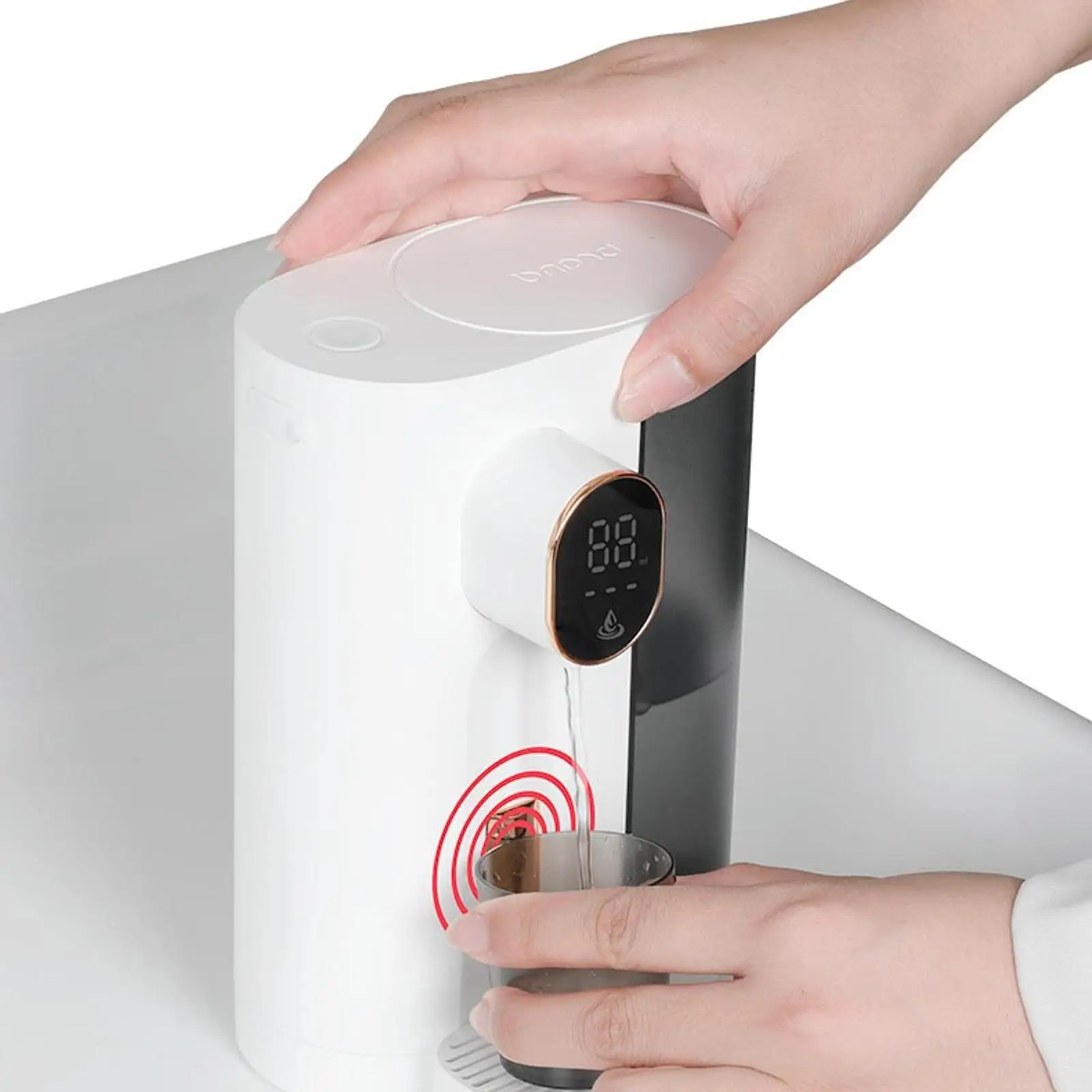 Automatic Mouthwash Dispenser for Bathroom Wall Mounted for Home Kids Hotel