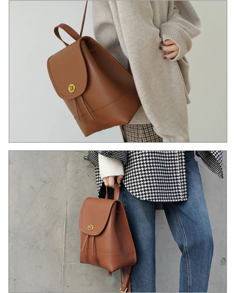 Sewing Pattern DIY Backpack Casual Backpack Acrylic Leather Handbag Sewing Template Craf Accessories