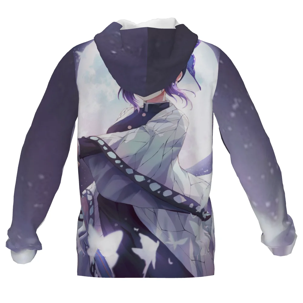 Kimetsu No Yaiba Demon Slayer Hoodies 90s Anime Kamado Nezuko Printing Fashion Hooded Sweatshirt Streetswear Pullovers Sudadera