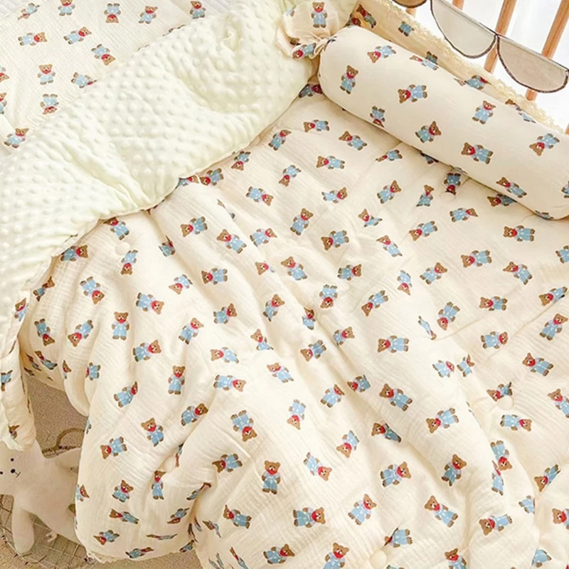 Autumn Winter Quilts Warm Blanket Breathable Infant Stroller Cover Swaddles Wrap