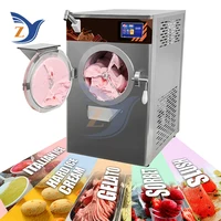 Hard Ice Cream Maker Machine Table Type ZY-28-2 Commercial 2200W Production Equipment Milk Tea Shop Automatic 48L/H Restaurant 1
